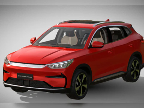 BYD सॉन्ग स्पोर्ट-एसयूवी ईवी कॉन्सेप्ट हाई-पॉली 3डी कार मॉडल 3D मॉडल