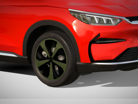 BYD Song Sport-SUV EV Concept High-Poly 3D Car Model 3D Model