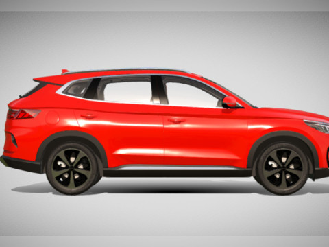 BYD Song Sport-SUV EV Concept High-Poly 3D Car Model 3D Model