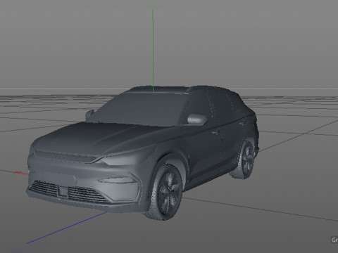 BYD Song Sport-SUV EV Concept High-Poly 3D Car Model 3D Model