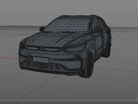 BYD Song Sport-SUV EV Concept High-Poly 3D Car Model 3D Model