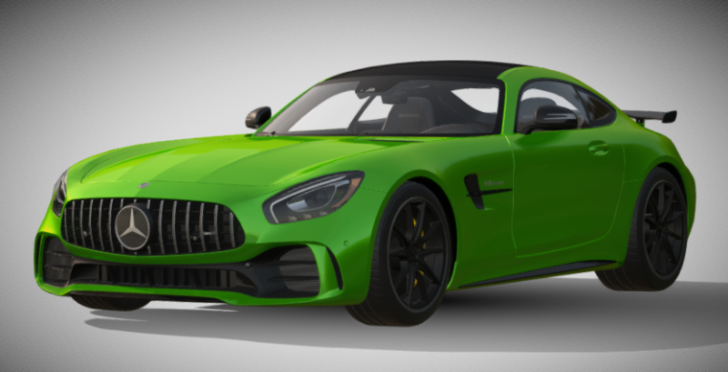 Mercedes-Benz AMG GT Superdeportivo cinematográfico FBX Modelo 3D .c4d .max .obj .3ds .fbx .stl .blend