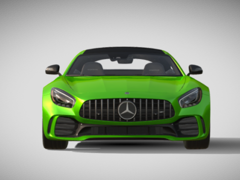 Mercedes-Benz AMG GT Superdeportivo cinematográfico FBX Modelo 3D