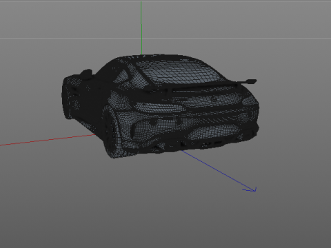 Mercedes-Benz AMG GT Superdeportivo cinematográfico FBX Modelo 3D