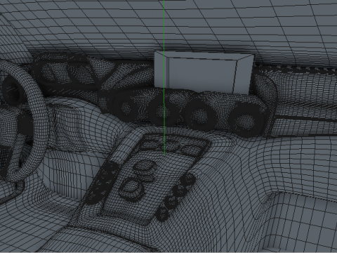 Mercedes-Benz AMG GT Superdeportivo cinematográfico FBX Modelo 3D