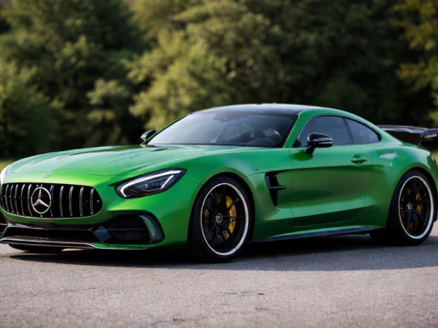 Mercedes-Benz AMG GT Sinematik S&uuml;per Araba FBX 3D Model