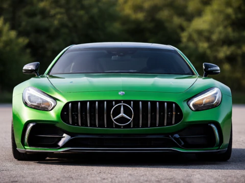 Mercedes-Benz AMG GT Cinematic Supercar FBX 3D Model