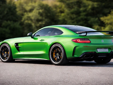 Mercedes-Benz AMG GT Cinematic Supercar FBX 3D Model