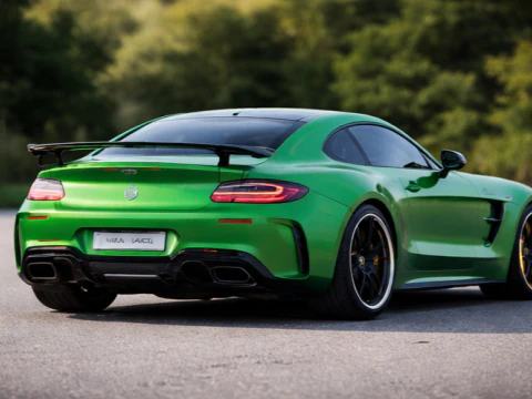 Mercedes-Benz AMG GT Cinematic Supercar FBX 3D Model