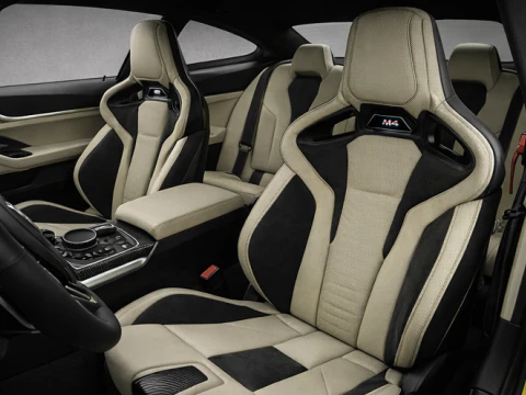 BMW M4 Competition 2023 High Quality Sports Car with Interior 3D Model