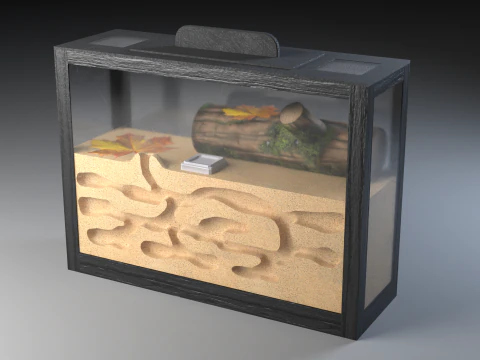 Formicarium Vertical and Horizontal 3D Model