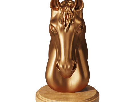 Horse statuette 3D Model