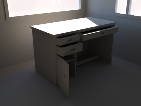 Minimalistische bureauladenopslag 3D Model