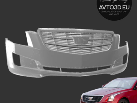 CADILLAC ATS RESTYLING 2014 paraurti paraurti griglia paraurti Modello di stampa 3D