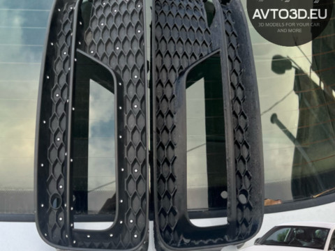 Audi A1 5-дверний хетчбек 2015-2018 зовнішня частина решітки переднього бампера з отвором для лампи 3D Принт Модель