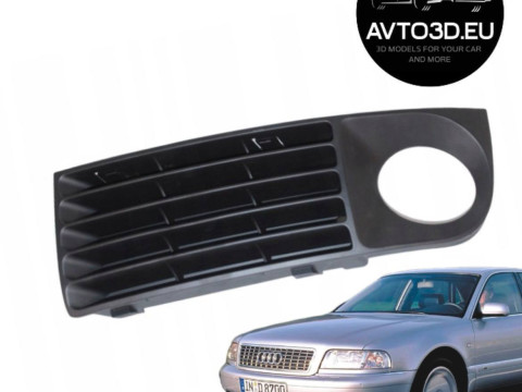 Kratka reflektorów przeciwmgielnych do Audi A8 D2 2001r Model do druku 3D