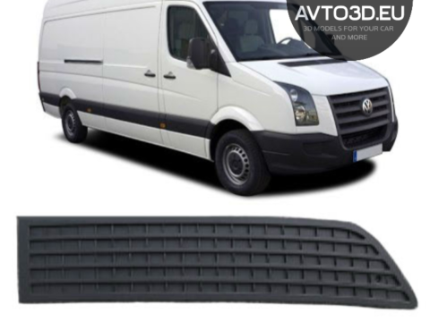 Volkswagen Crafter hood grille 2007-2014 3D Print Model