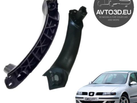 Dolna część obudowy klamki drzwi wnętrza Seat Leon 2001r Model do druku 3D