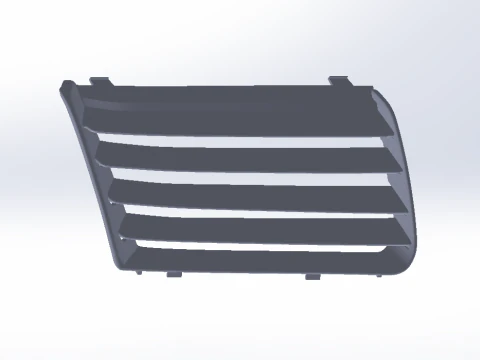 Seat Alhambra 7M 2000-2010 Blende Links oben Grill Gitter 3D Print Model