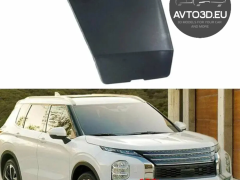 6400L364 Mitsubishi Outlander 2022-2024용 전면 견인 후크 캡 3D 프린트 모델