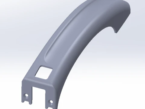 2011 Audi Q7 door handle trim 3D Print Model