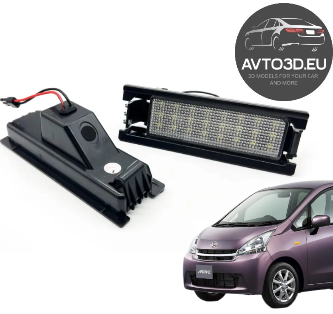 Daihatsu Move LA100LA110 Mira L275L285 Terios L455L465 3D Print Model .c4d .max .obj .3ds .fbx .stl .blend 