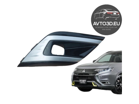 三菱 アウトランダー フォグランプ グリル 2018 - 2022 PHEV 3Dプリントモデル