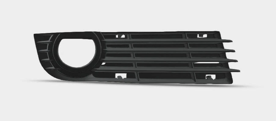 Audi A8 D3 Front Lower Bumper Grille Fog Light Lamp 2005-2007 3D Print Model .c4d .max .obj .3ds .fbx .stl .blend 