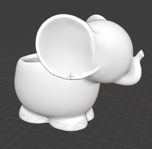 MACETERO ELEFANTE Modelo de impresión 3D .c4d .max .obj .3ds .fbx .stl .blend 