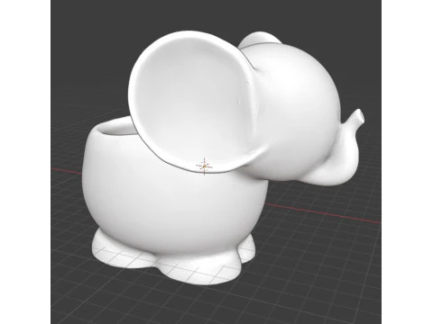 MACETERO ELEFANTE Modelo de impresión 3D