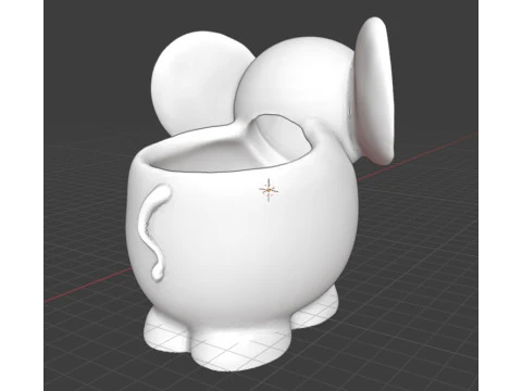 ELEPHANT PLANTER 3D Print Model