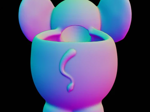 ELEPHANT PLANTER 3D Print Model