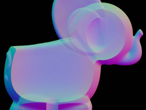 MACETERO ELEFANTE Modelo de impresión 3D