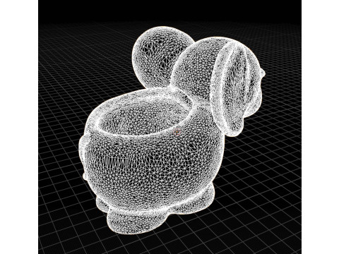 MACETERO ELEFANTE Modelo de impresión 3D