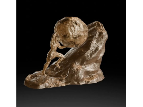 सिसिफस बुकएंड्स 3D मॉडल