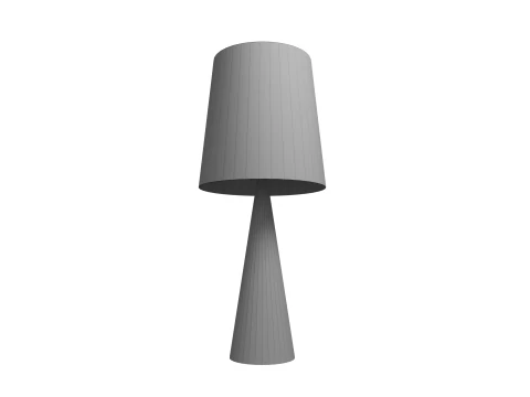Retrograd Cone table lamp 3D Model