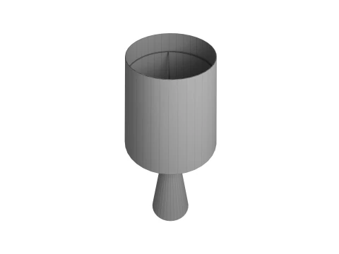 Retrograd Cone table lamp 3D Model