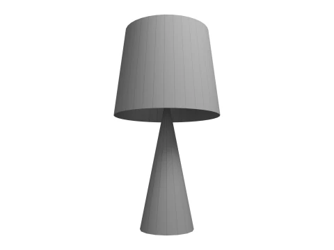 Retrograd Cone table lamp 3D Model