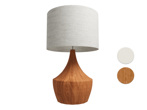 JAPANDI WOOD TABLE LAMP Casalola 3D Model