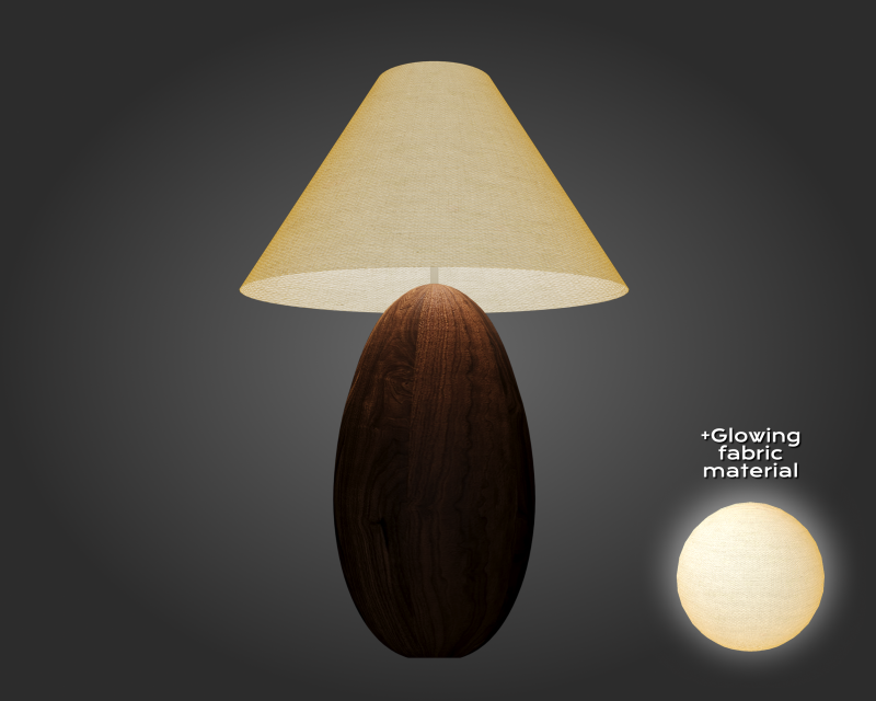 Arbol Table Lamp 3D Model .c4d .max .obj .3ds .fbx .stl .blend