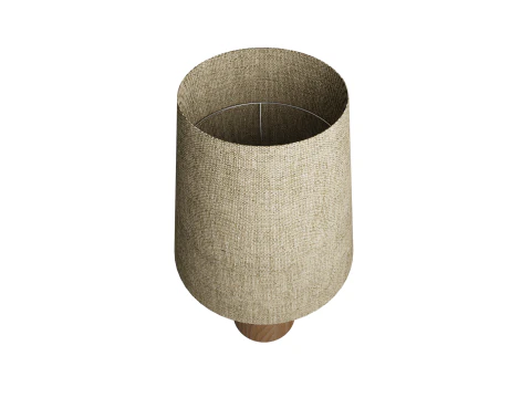 Wood Table Lamp Diniz 3D Model