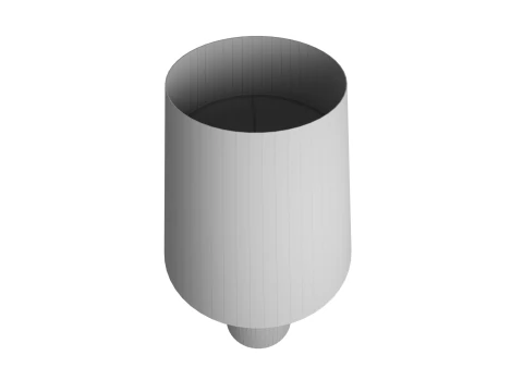 Wood Table Lamp Diniz 3D Model