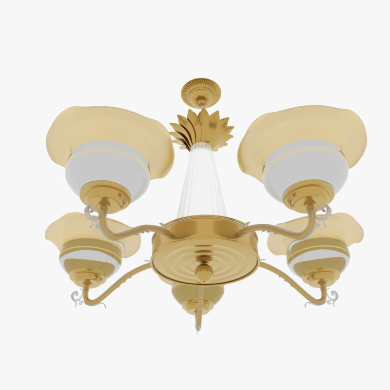 Lampadario fantasia Modello 3D .c4d .max .obj .3ds .fbx .stl .blend 