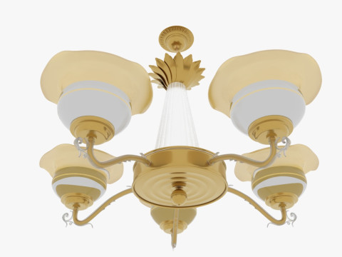 फैंसी झूमर 3D मॉडल