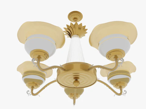 फैंसी झूमर 3D मॉडल