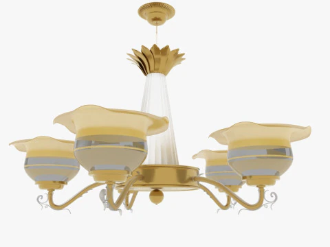 Fancy chandelier 3D Model