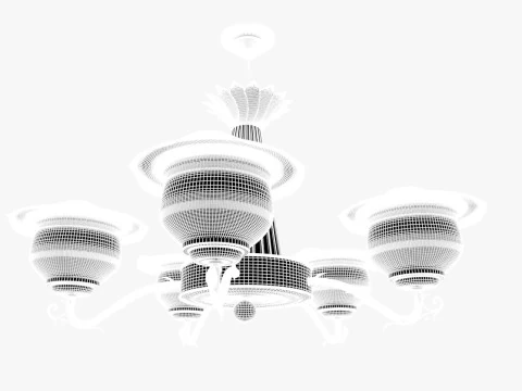 Fancy chandelier 3D Model