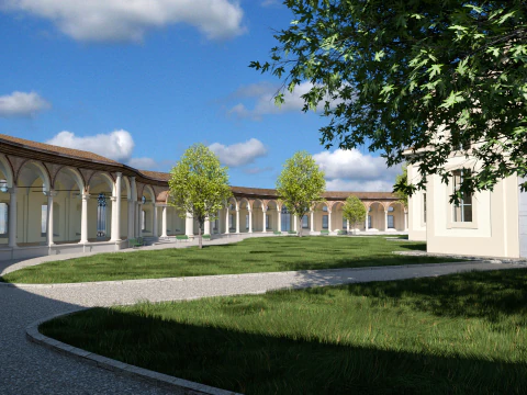 Rotonda della Besana MUBA Milano 3D Model