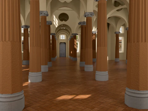 Rotonda della Besana MUBA Milano 3D Model