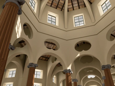 Rotonda della Besana MUBA Milano 3D Model